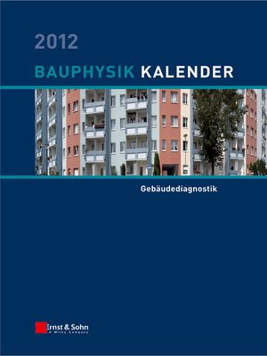 cover image of Bauphysik-Kalender 2012